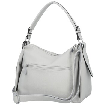 Dámská kabelka na rameno světle šedá - Coveri Klaudia