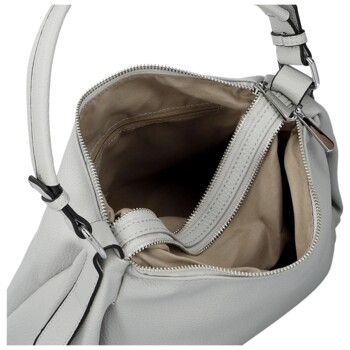 Dámská kabelka na rameno světle šedá - Coveri Klaudia