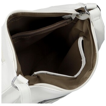 Dámská crossbody kabelka bílá - Firenze Ilma