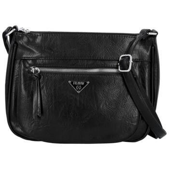 Dámská crossbody kabelka černá - Firenze Ilma