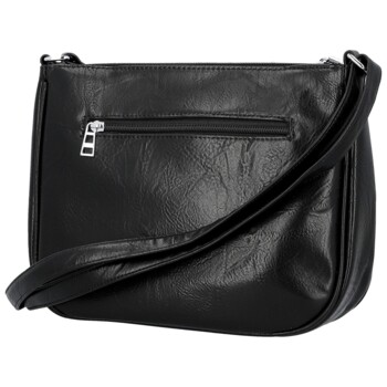 Dámská crossbody kabelka černá - Firenze Ilma