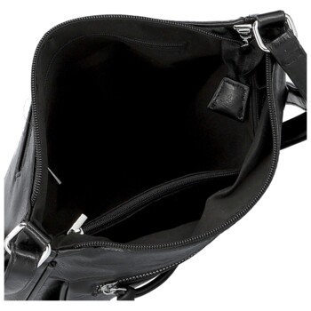 Dámská crossbody kabelka černá - Firenze Ilma
