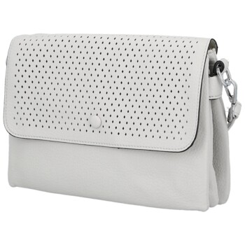 Dámská crossbody kabelka světle šedá - Firenze Julija