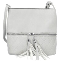 Dámská crossbody kabelka šedá - Firenze Emila