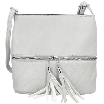 Dámská crossbody kabelka šedá - Firenze Emila