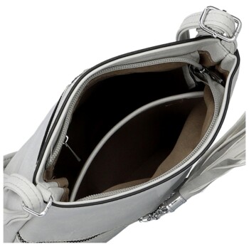 Dámská crossbody kabelka šedá - Firenze Emila