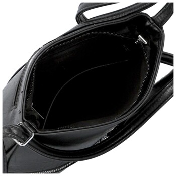 Dámská crossbody kabelka černá - Firenze Emila