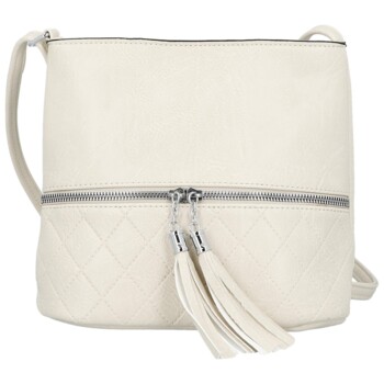 Dámská crossbody kabelka krémová - Firenze Emila