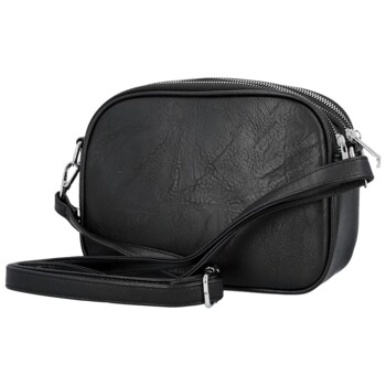 Dámská crossbody kabelka černá - Firenze Kitty