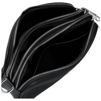 Dámská crossbody kabelka černá - Firenze Kitty