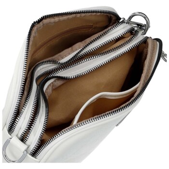 Dámská crossbody kabelka bílá - Firenze Kitty