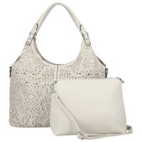 Dámský set kabelek krémový - Firenze Heidi