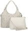 Dámský set kabelek krémový - Firenze Heidi