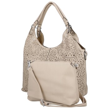 Dámský set kabelek béžový - Firenze Heidi
