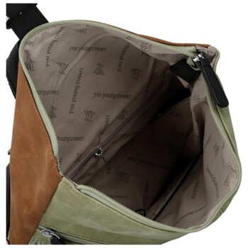 Dámský kabelko/batoh zelený - Coveri Ebba