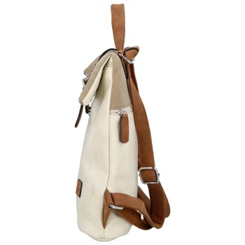 Dámský kabelko/batoh krémový - Coveri Ebba