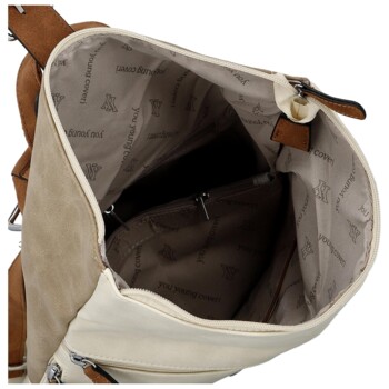 Dámský kabelko/batoh krémový - Coveri Ebba