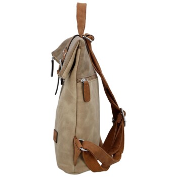 Dámský kabelko/batoh béžový - Coveri Ebba