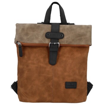 Dámský kabelko/batoh hnědý - Coveri Ebba