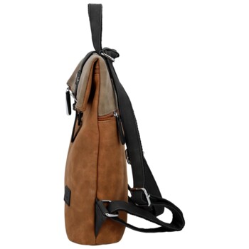 Dámský kabelko/batoh hnědý - Coveri Ebba