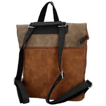 Dámský kabelko/batoh hnědý - Coveri Ebba