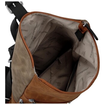 Dámský kabelko/batoh hnědý - Coveri Ebba