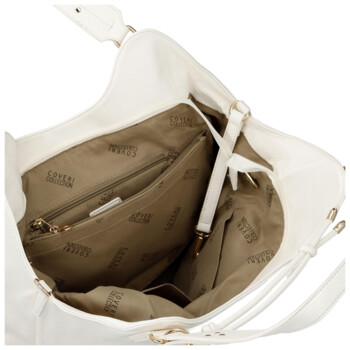 Dámská kabelka na rameno bílá - Coveri Kaela