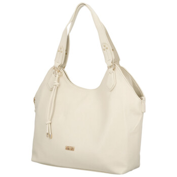 Dámská kabelka na rameno krémová - Coveri Kaela