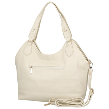 Dámská kabelka na rameno krémová - Coveri Kaela