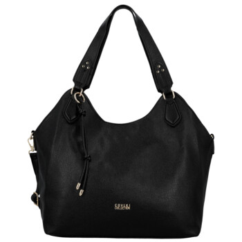 Dámská kabelka na rameno černá - Coveri Kaela