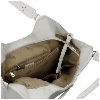 Dámská kabelka na rameno světle šedá - Coveri Kaela