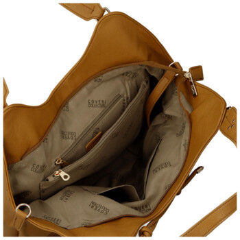 Dámská kabelka na rameno camel - Coveri Kaela