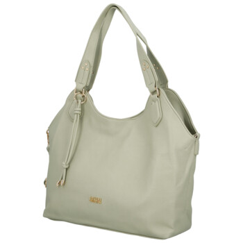 Dámská kabelka na rameno světle zelená - Coveri Kaela