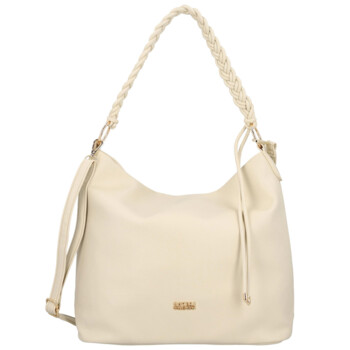 Dámská kabelka na rameno krémová - Coveri Kadri