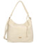 Dámská kabelka na rameno krémová - Coveri Kadri