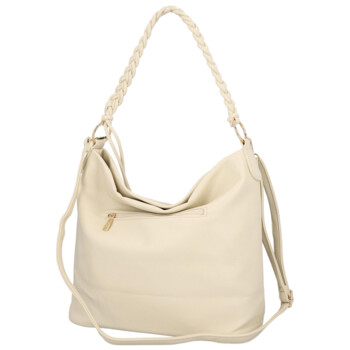 Dámská kabelka na rameno krémová - Coveri Kadri