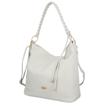 Dámská kabelka na rameno světle šedá - Coveri Kadri