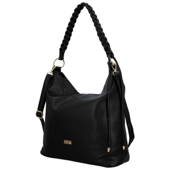 Dámská kabelka na rameno černá - Coveri Kadri