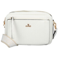 Dámská crossbody kabelka bílá - Coveri Flori
