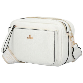 Dámská crossbody kabelka bílá - Coveri Flori