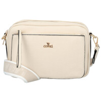 Dámská crossbody kabelka krémová - Coveri Flori