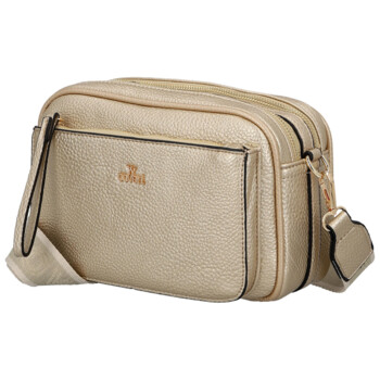 Dámská crossbody kabelka zlatá - Coveri Flori