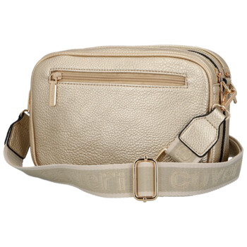 Dámská crossbody kabelka zlatá - Coveri Flori