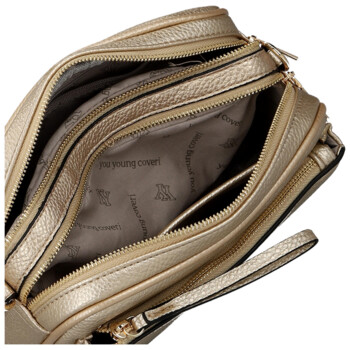 Dámská crossbody kabelka zlatá - Coveri Flori