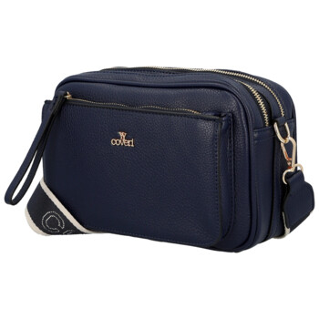 Dámská crossbody kabelka tmavě modrá - Coveri Flori