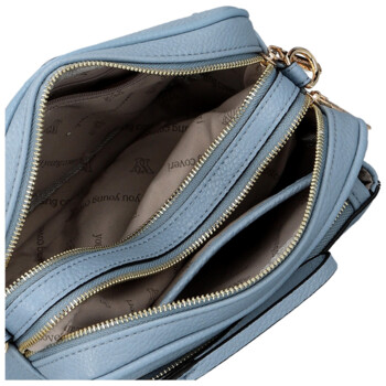 Dámská crossbody kabelka světle modrá - Coveri Flori