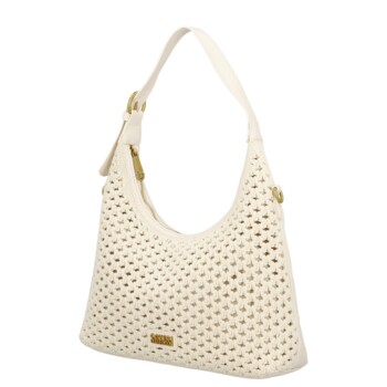 Dámská kabelka na rameno krémová - Coveri Renagi