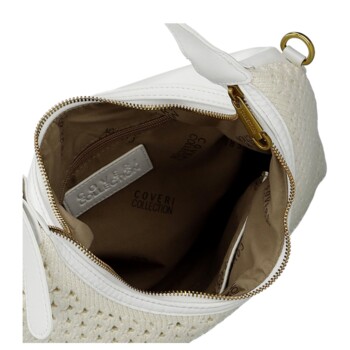 Dámská kabelka na rameno bílá - Coveri Renagi