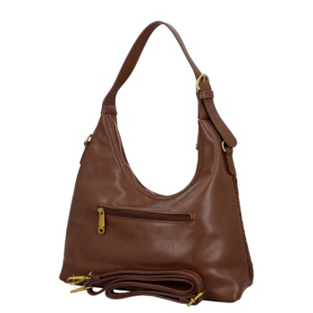 Dámská kabelka na rameno tmavě hnědá - Coveri Renagi