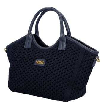 Dámská kabelka do ruky tmavě modrá - Coveri Karis